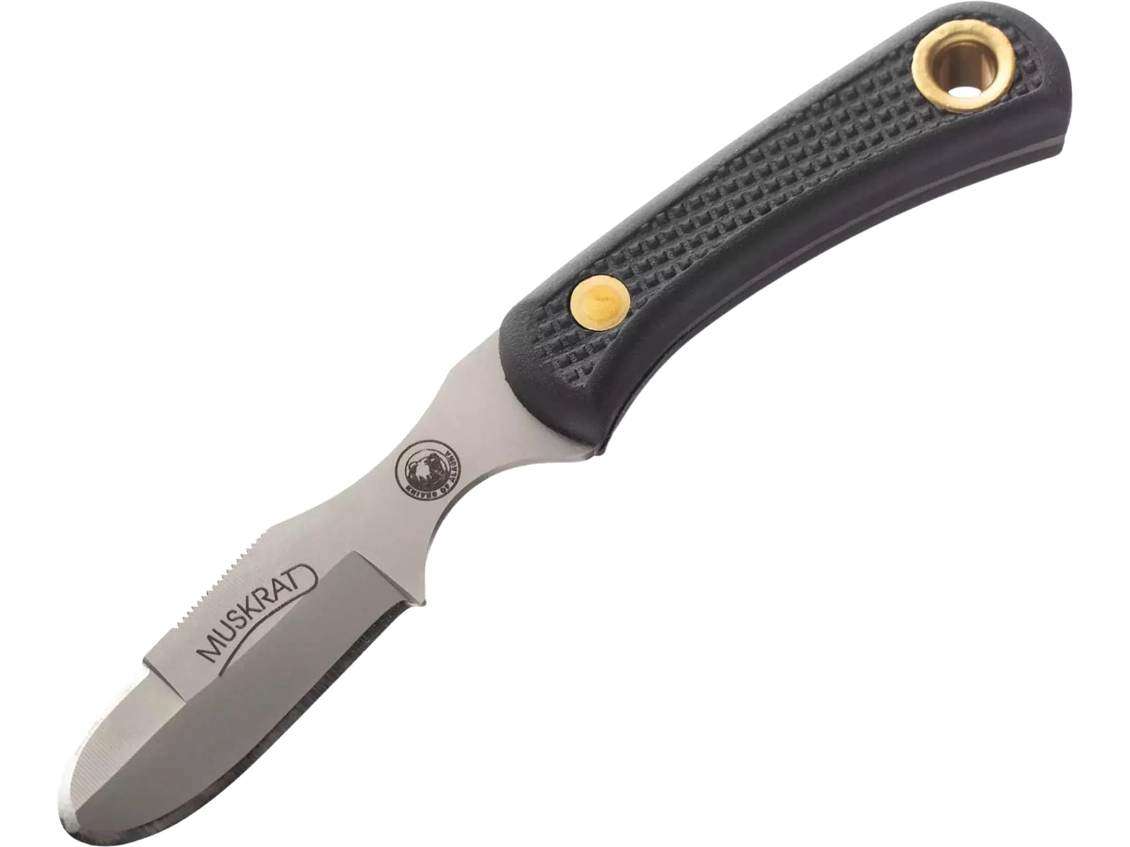 Amazon.com : Knives Of Alaska 00069FG Muskrat Knife, Black : Fixed